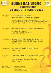 Festival chitarristico internazionale  suoni dal legno